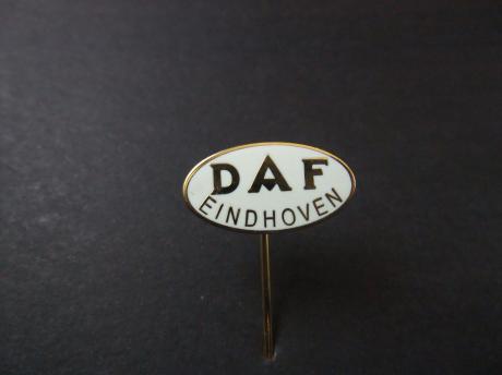 DAF ( Van Doorne Aanhangwagen Fabriek) ,Eindhoven, logo wit zilverkleur